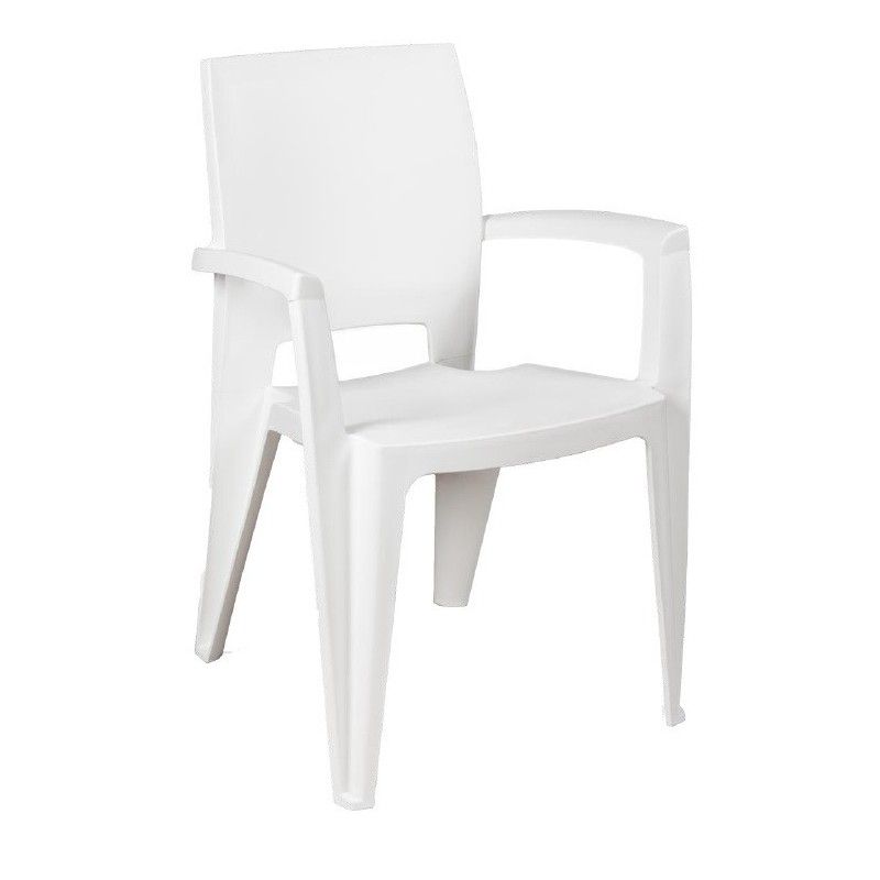 sillon elen apilable polipropileno blanco