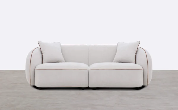 sofa modular de 2 piezas esquineras de tela ilham