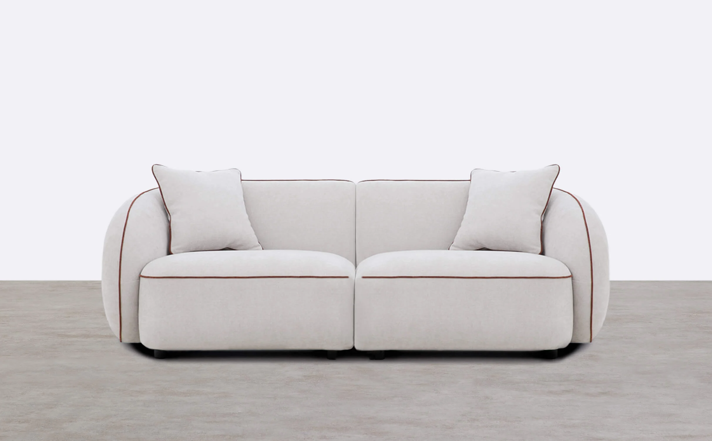 sofa modular de 2 piezas esquineras de tela ilham