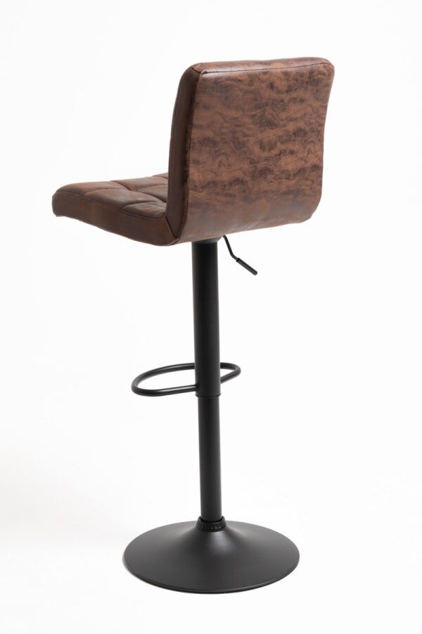 taburete loft polipiel marron vintage (1)