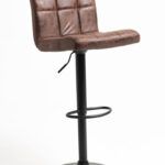 taburete loft polipiel marron vintage
