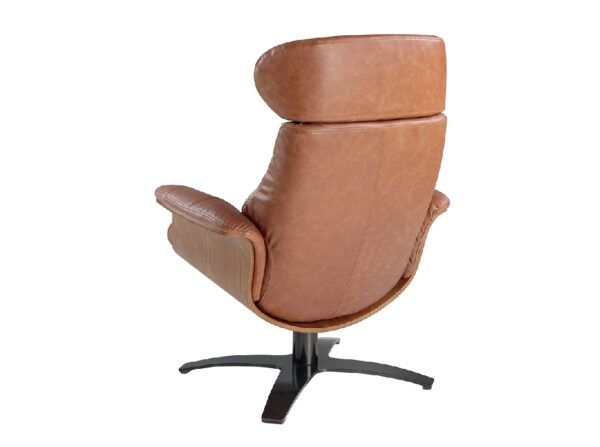 5083 sillon giratorio relax moderno camel acero pulido armchair angel cerda 6 escaled