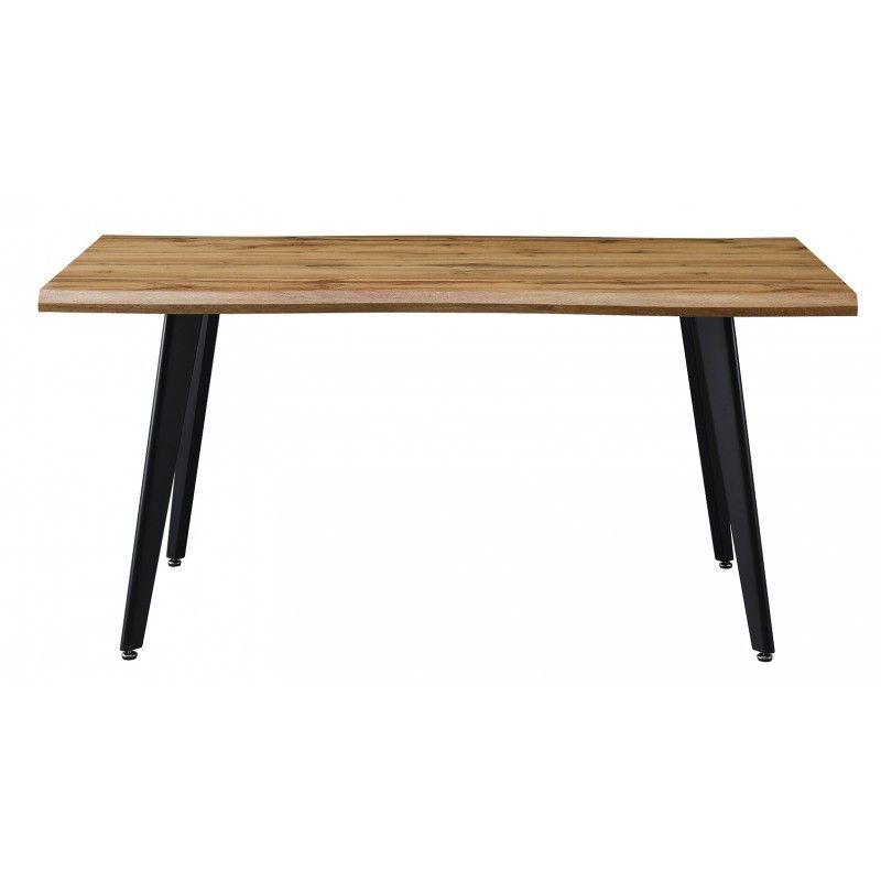 mesa aneto metal madera160 x 90 cms (1)