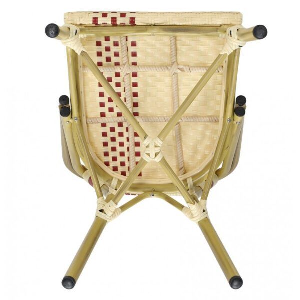 silla garnier apilable aluminio ratan beige y rojo (3)
