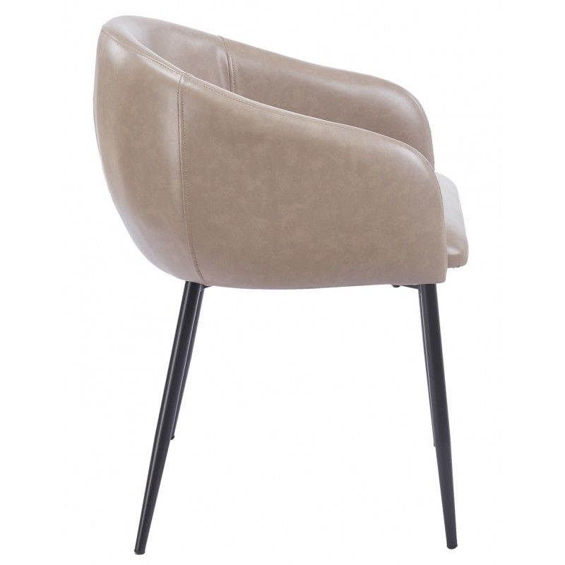sillon pelayo metal similpiel vintage gris (2)