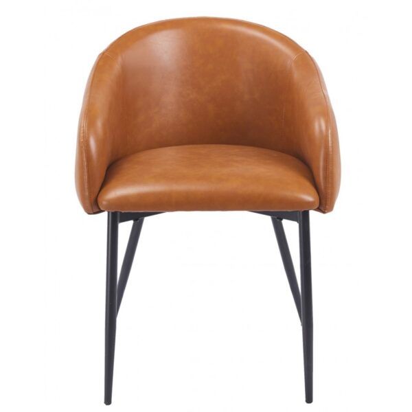 sillon pelayo metal similpiel vintage marron (1)