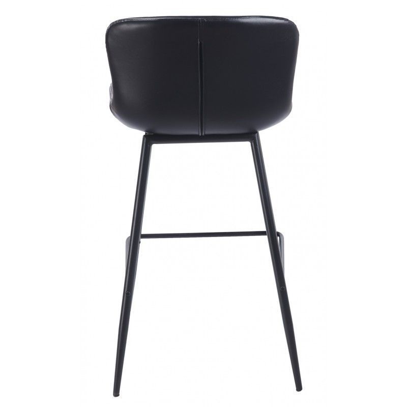 taburete samper metal similpiel vintage negra (3)