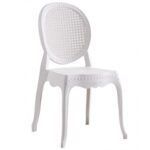 silla cibeles apilable polipropileno blanco