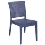 silla lido apilable polipropileno gris oscuro