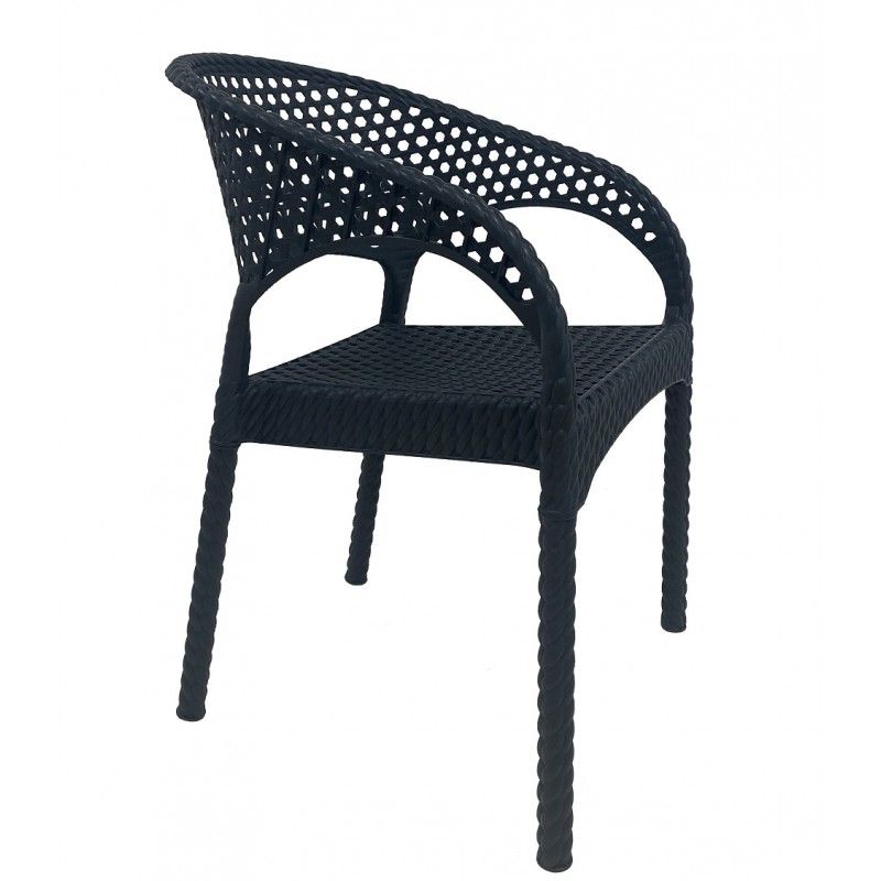 sillon calvin apilable polipropileno antracita