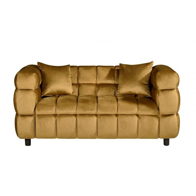 sofa loring 2 plazas tejido velvet camel 34