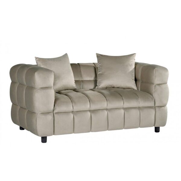sofa loring 2 plazas tejido velvet gris claro 25
