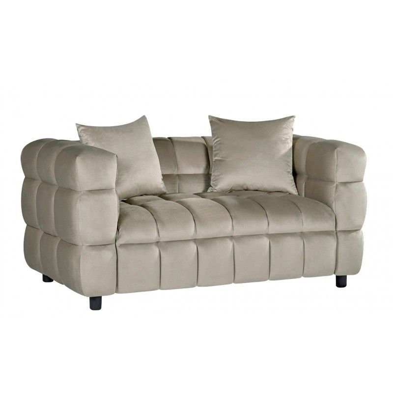 sofa loring 2 plazas tejido velvet gris claro 25