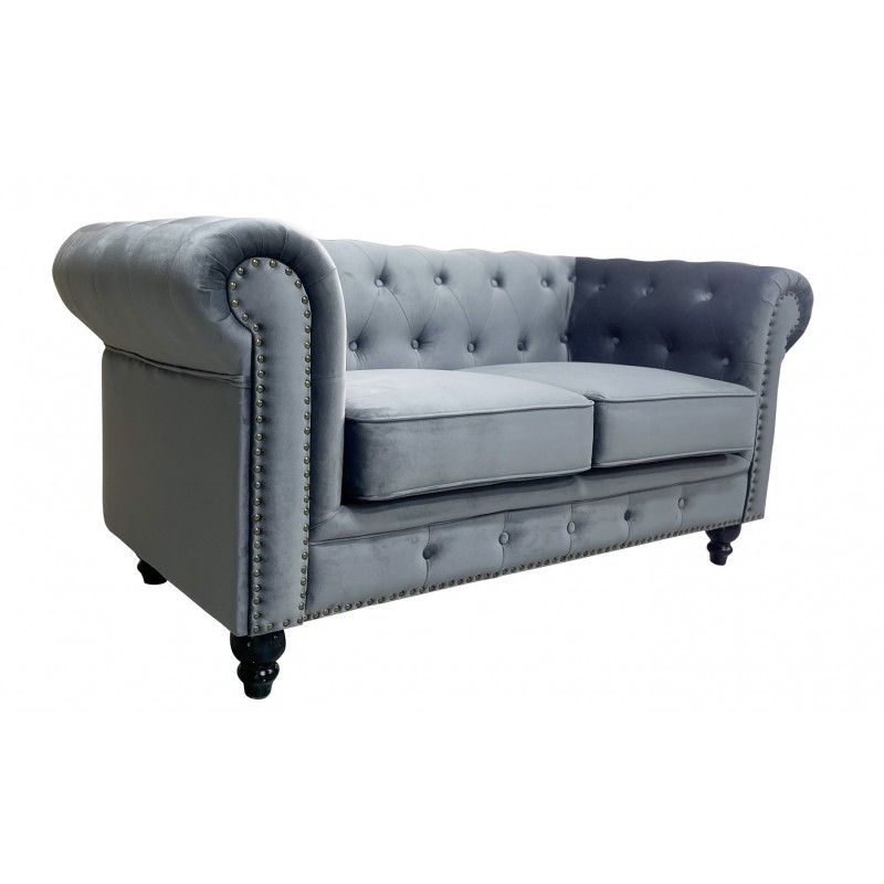 sofa chester premium 2 plazas tapizado velvet gris (1)