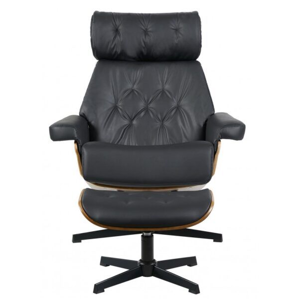 butaca con ottoman europa madera metal similpiel negra (1)