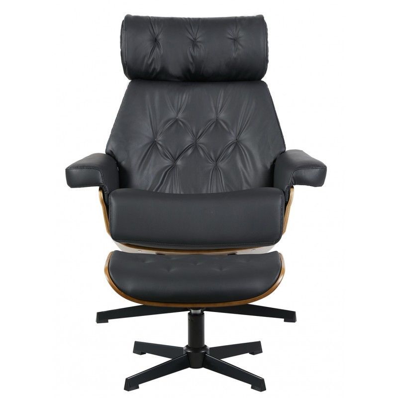 butaca con ottoman europa madera metal similpiel negra (1)