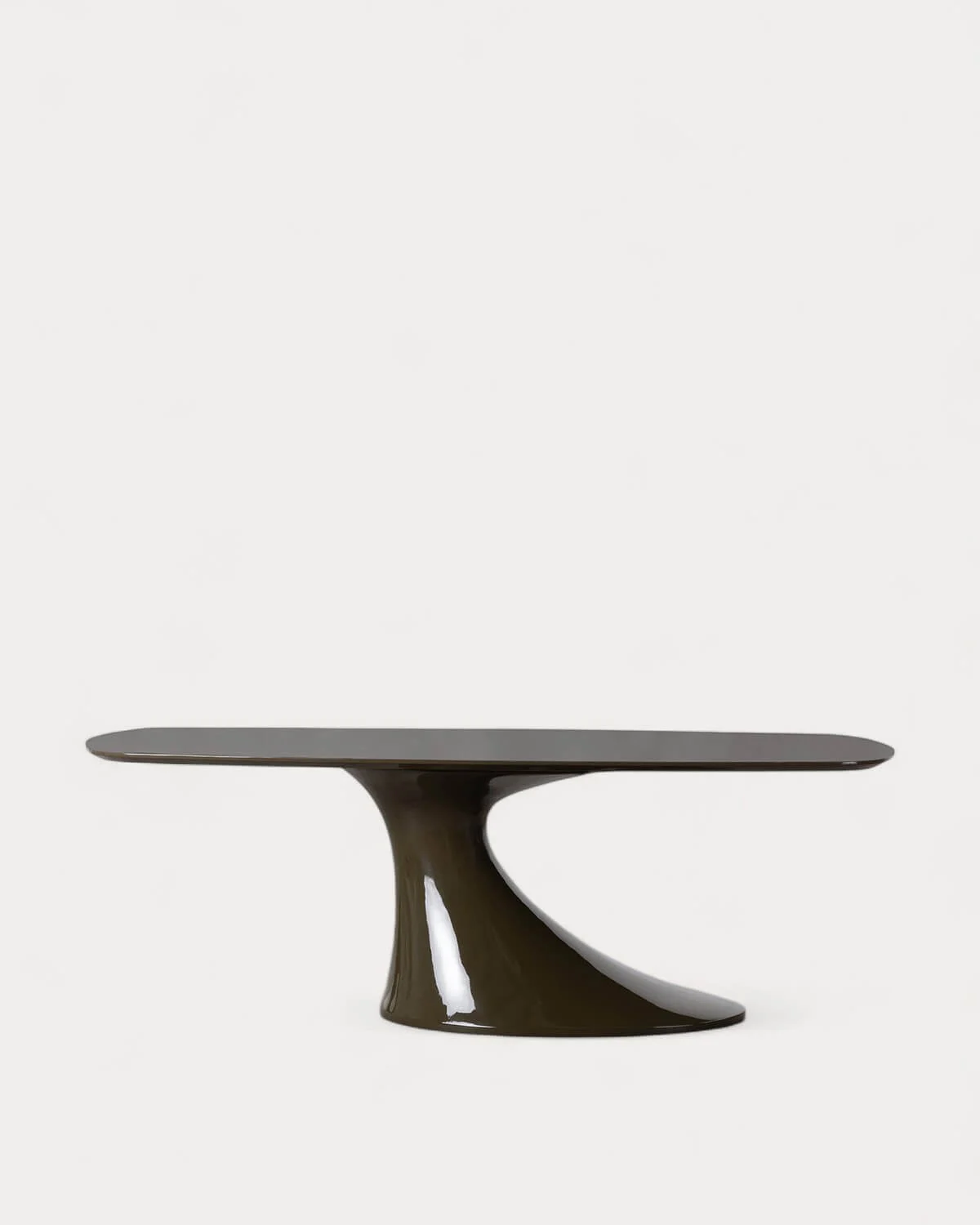 mesa de comedor rectangular de madera y fibra de vidrio 220x100 cm cool flawas
