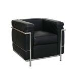 sillon individual piel negra lecor de kunna (1)