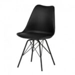 silla kendra con patas de metal