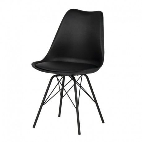 silla kendra con patas de metal