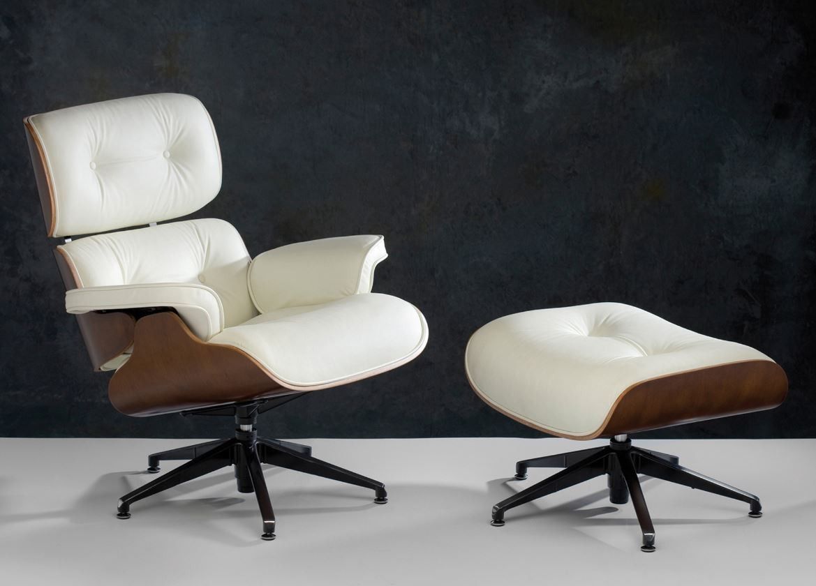 21785 SILLON GIRATORIO TAPIZADO EN PIEL NEGRA MARRON O BLANCA CON ESTRUCTURA DE MADERA DE ALTA CALIDAD T 044