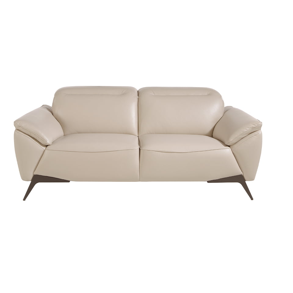 6131 sofa 2 plazas piel topo acero negro sofa angel cerda 3