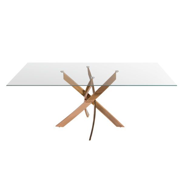 C 1169 mesa comedor rectangular acero rectangular dining atble angel cerda 4