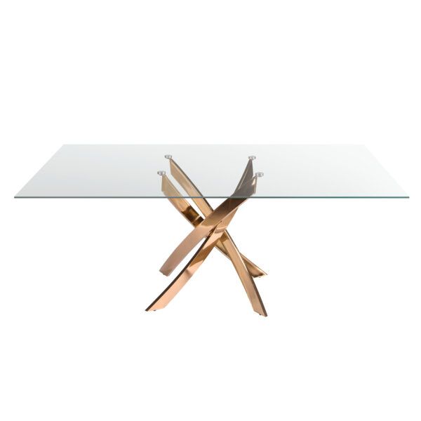 C 1169 mesa comedor rectangular acero rectangular dining atble angel cerda F