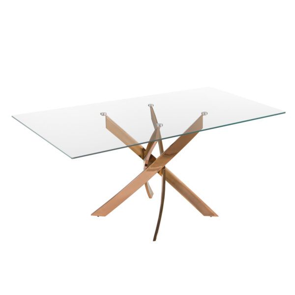 C 1169 mesa comedor rectangular acero rectangular dining atble angel cerda P