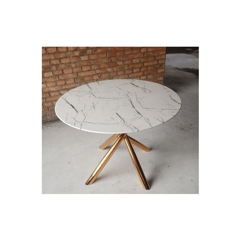 mesa sahara metal dorado tapa de cristal templado 120 cms de diametro (1)