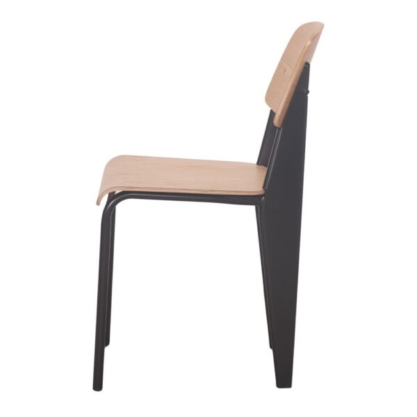 misterwils silla madera metal bendo negra 3