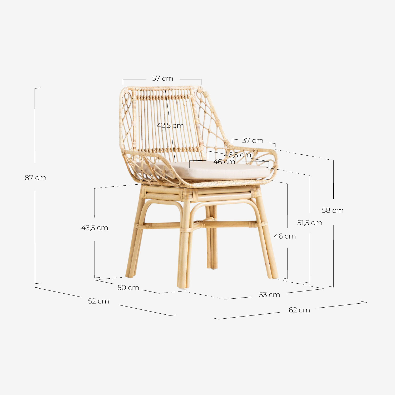 pack 4 sillas de comedor de ratan natural con cojin melys (1)