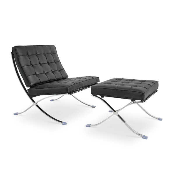 silla barcelona piel con ottoman negro 1 2048x2048