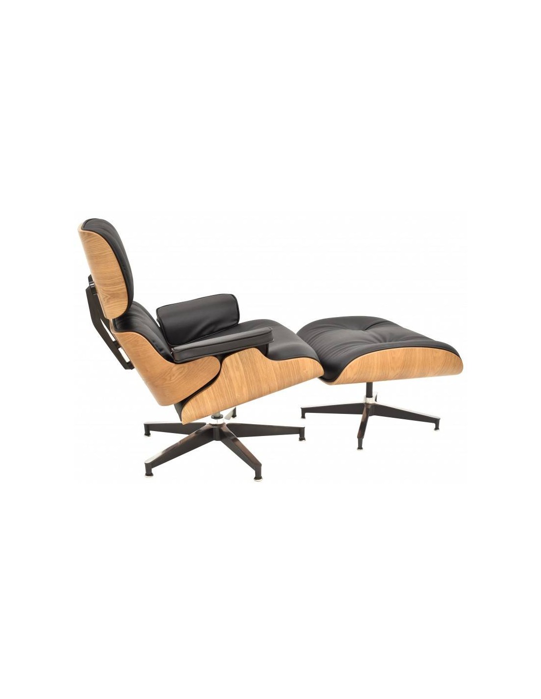 sillon lounge chair similpiel negro madera terminada fresno (1)