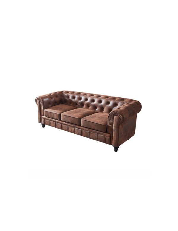 sofa chester 3 plazas similpiel vintage