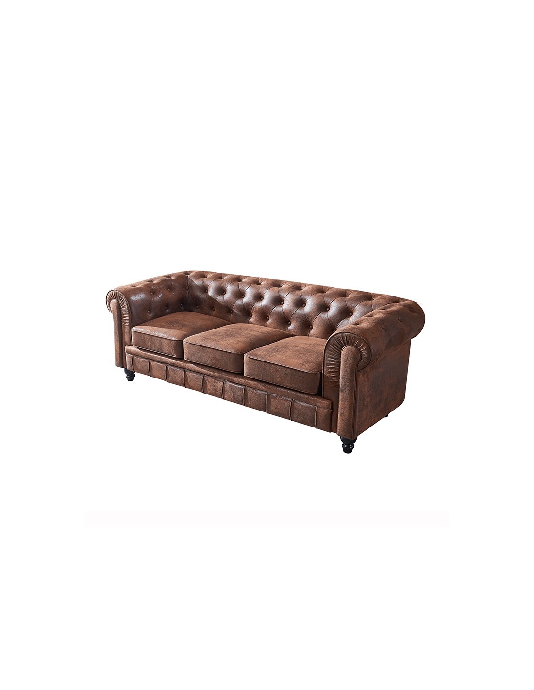 sofa chester 3 plazas similpiel vintage