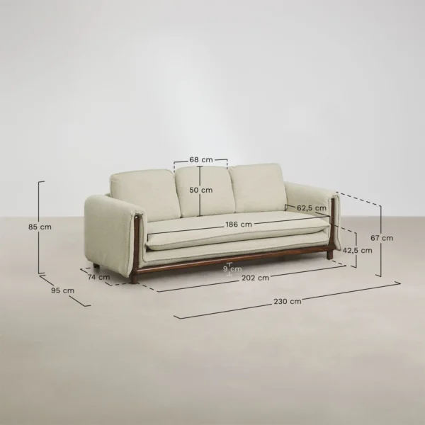 sofa de 3 plazas en boucle y madera de caucho pablian.JPG 2