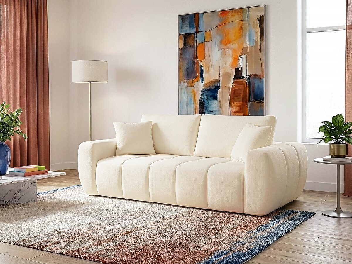 sofa recto leonie en tejido burbuja 3 plazas beige (4)