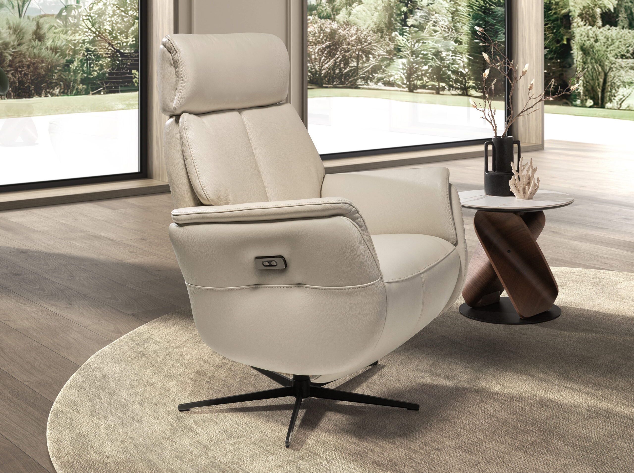 A 5243 sillon giratorio relax piel swivel relax armchair angel cerda A1